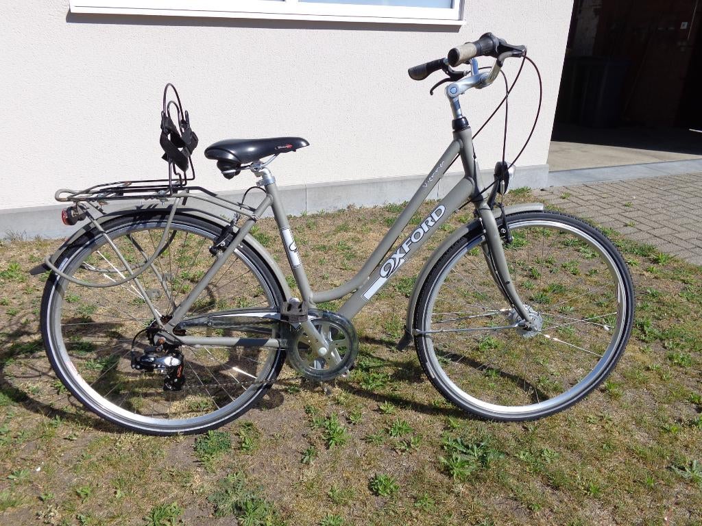 alu meisjesfiets OXFORD maat 50, Velgrem, Versnellingen, Zo goed als nieuw, Oxford