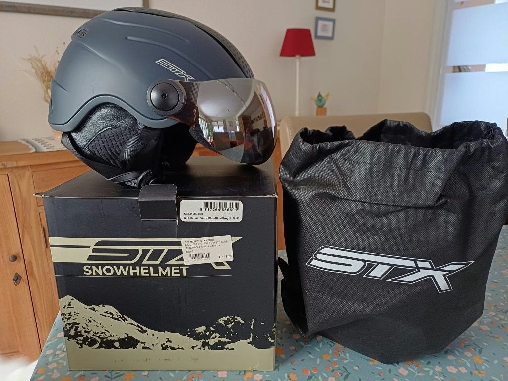 skihelm merk STX NIEUW maat L, Neuf, Autres marques, Enlèvement, Ski