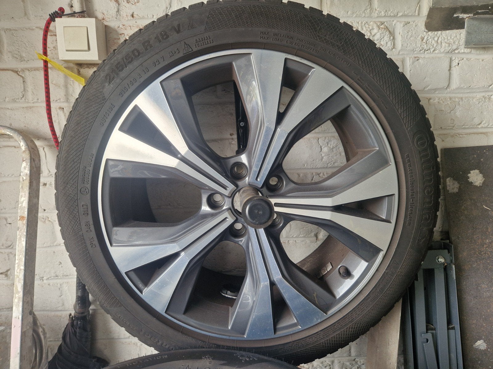 Kit hiver jantes Alu 18" SEAT Ateca OEM + Pneus Hiver Contin, Autos : Pièces & Accessoires, Enlèvement, Pneus hiver, Pneu(s)