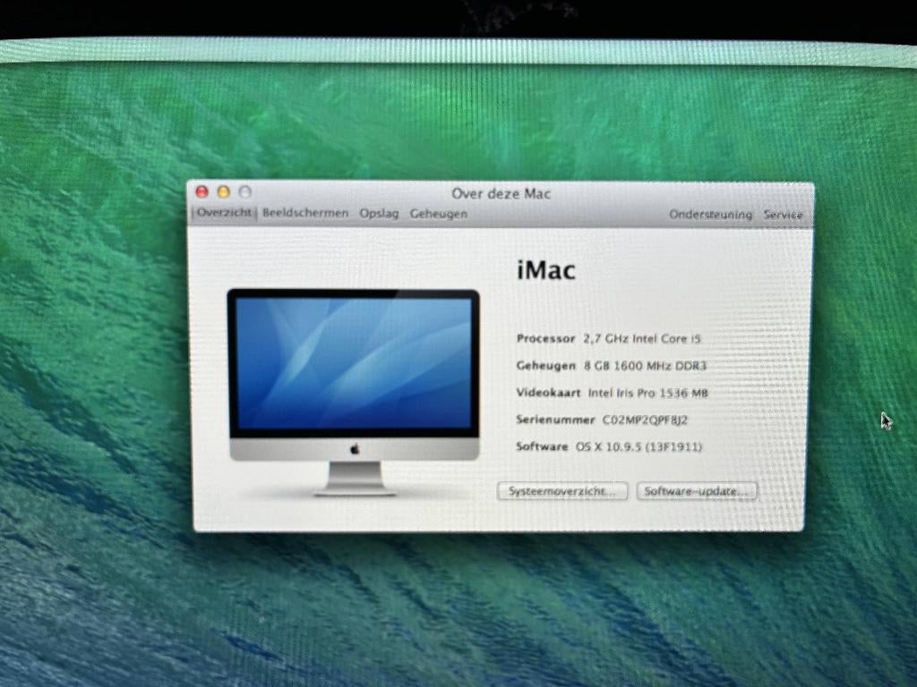 imac  2,7GHZ late 2013, IMac, Enlèvement, Utilisé, 21,5 inch