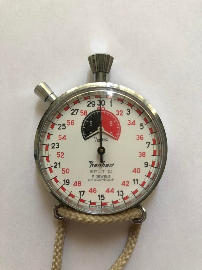 Chronomètre vintage Hanhart fonctionnel 1960-70