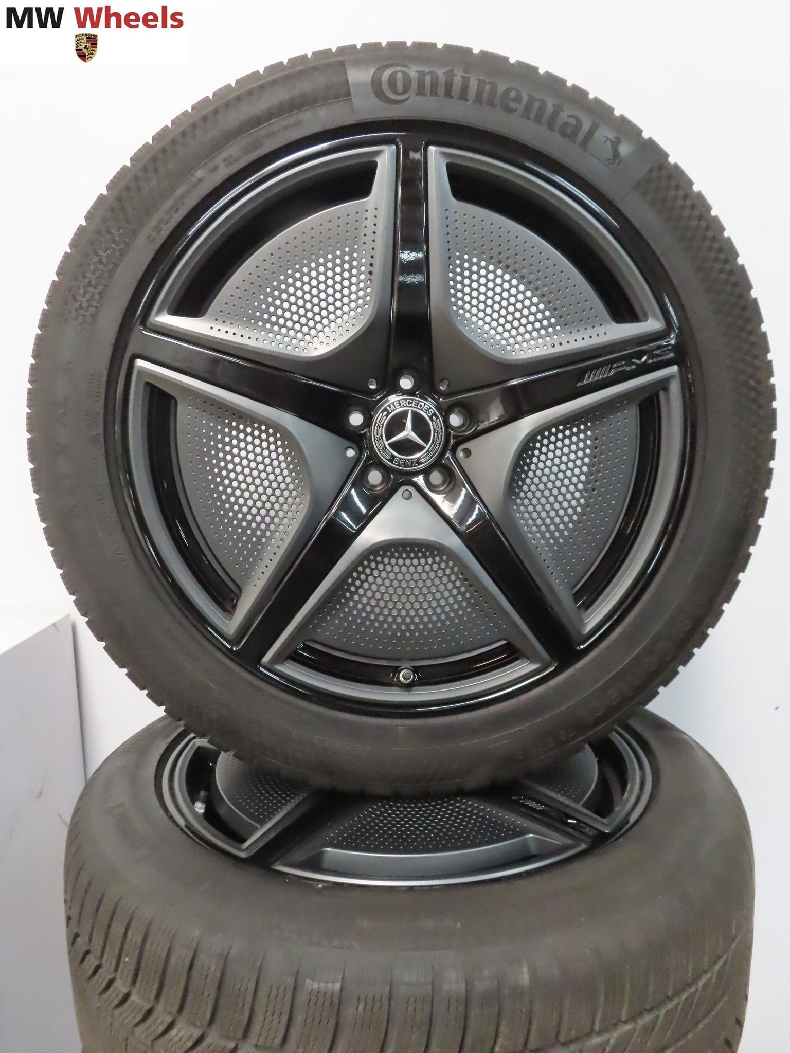 Mercedes EQS SUV X296 AMG 21 inch velgen met winterbanden, Autos : Pièces & Accessoires, Pneus et Jantes, Pneus hiver, 275 mm