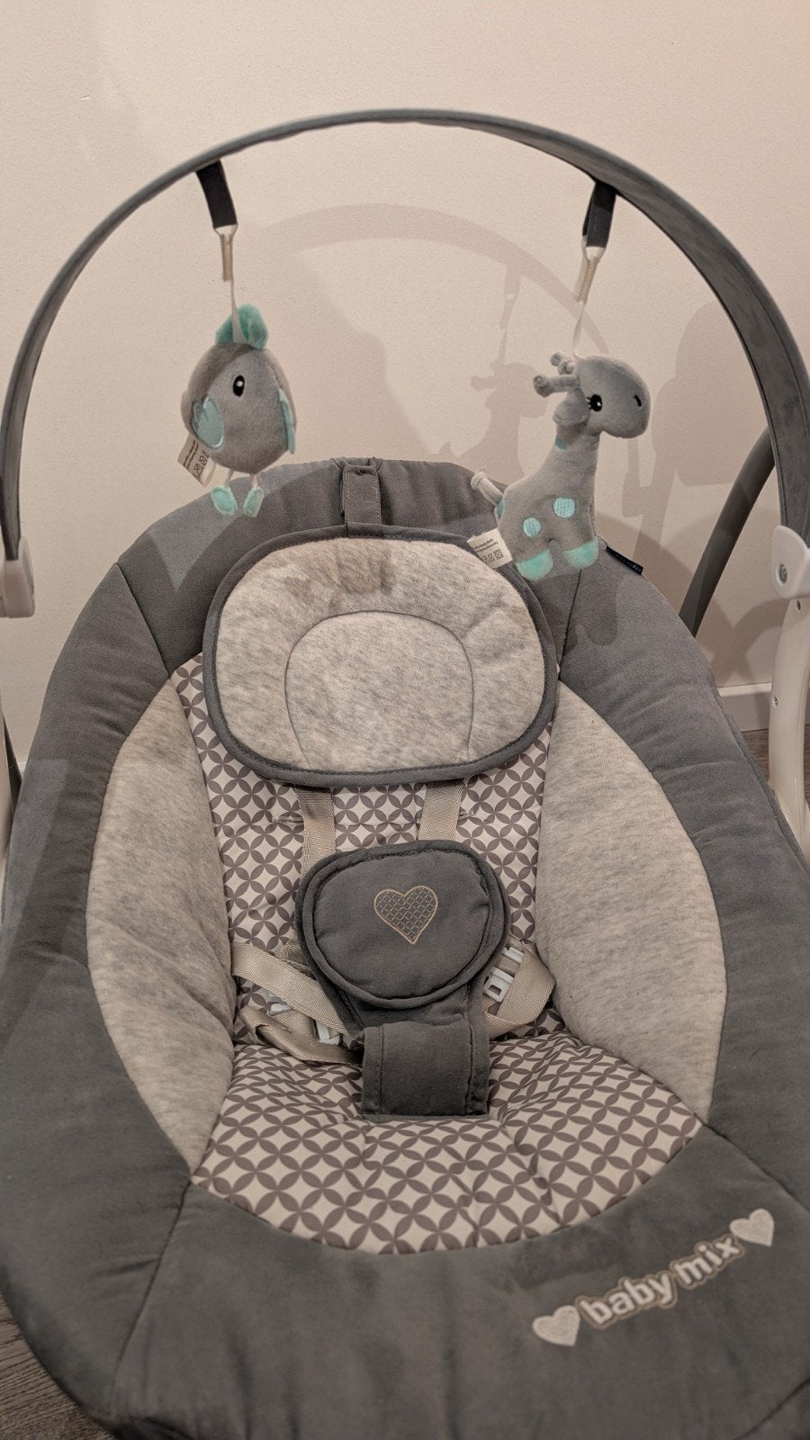 Baby Mix Schommel stoel, Kinderen en Baby's, Schommelstoel, Ophalen, Overige merken, Met gordel(s) of riempje(s)
