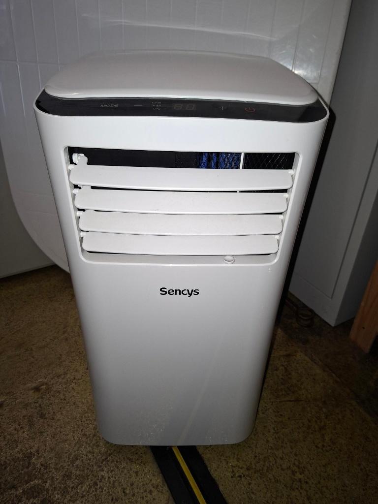 Mobiele airco Sencys MPPH-08, Elektronische apparatuur, Airco's, Ophalen, Timer, Minder dan 60 m³, 3 snelheden of meer