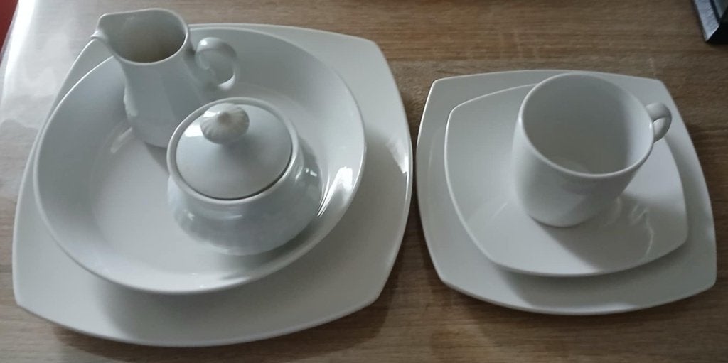 koffie en eetservies voor 6 personen, Ophalen