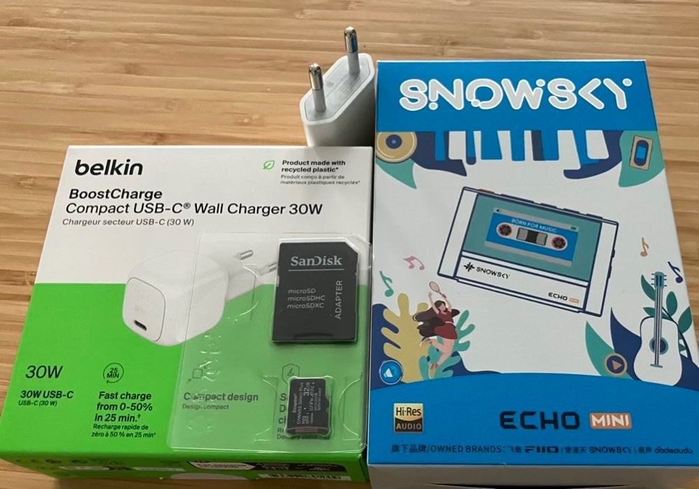 Fiio Snowsky Echo Mini Black DAP (32/64GB, charger, earbuds), Audio, Tv en Foto, Ophalen of Verzenden, Nieuw, Overige merken, 40 GB en meer