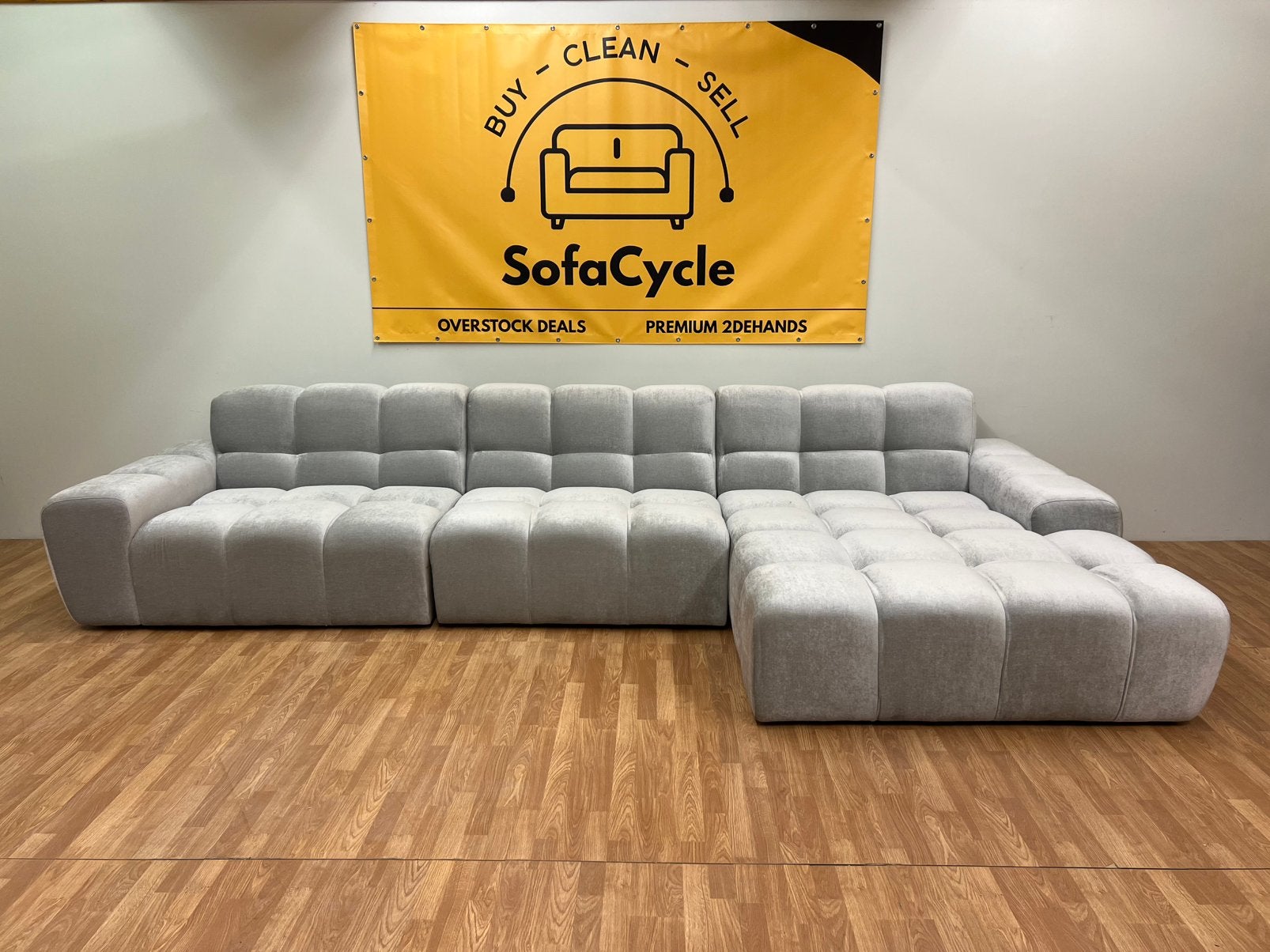 Nieuwe (overstock) Hoekzetel van Goossens / SofaCycle, Ophalen of Verzenden, SofaCycle, Info@sofacycle.be