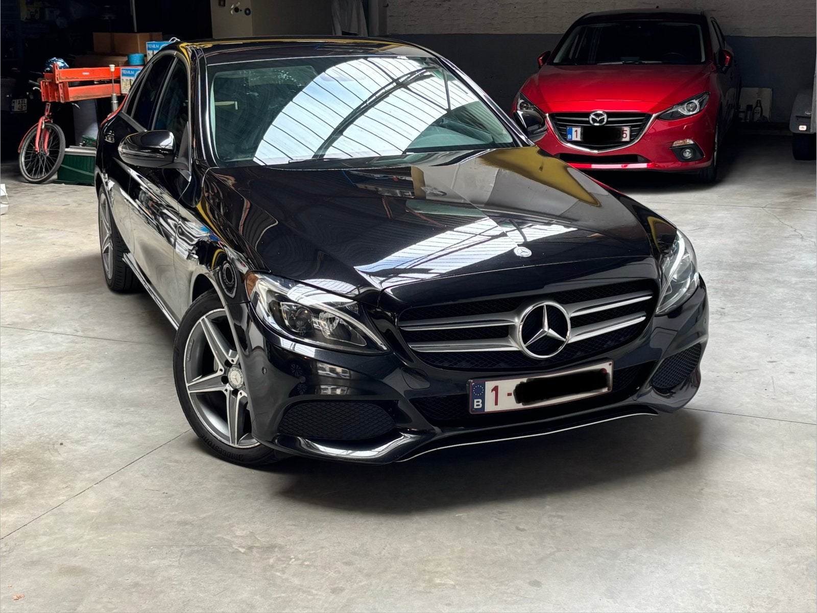 Mercedes C200 automaat, Automaat, Zwart, 5 deurs, Particulier