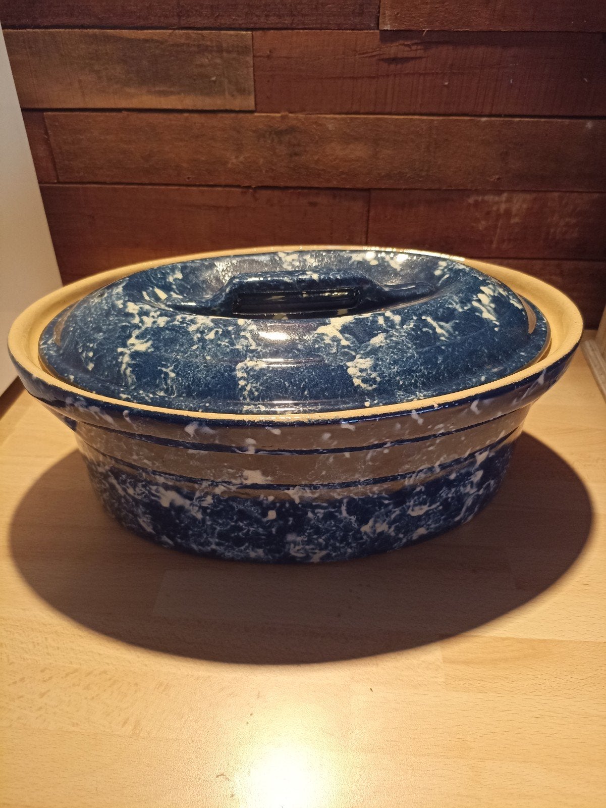 Cocotte en terre cuite émaillée neuve, Enlèvement