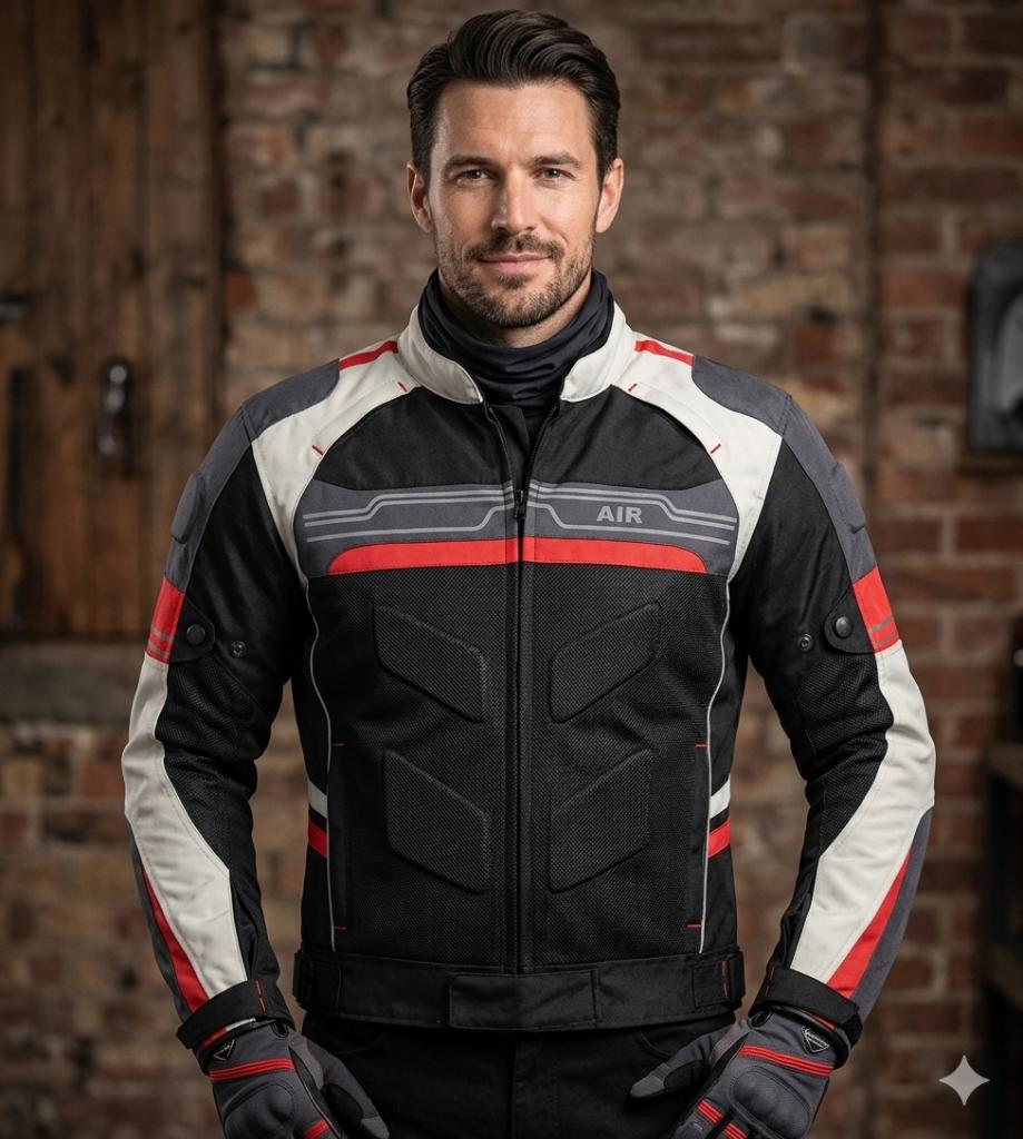 cordura textiele motorjas CE protectoren nieuw:, Verzenden, Nieuw met kaartje, Kinderen, Jas | textiel