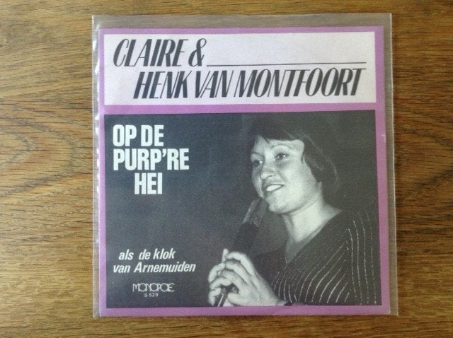 single claire & henk van montfoort, Cd's en Dvd's, 7 inch, Ophalen of Verzenden, Beschermende buitenhoes, Nederlandstalig