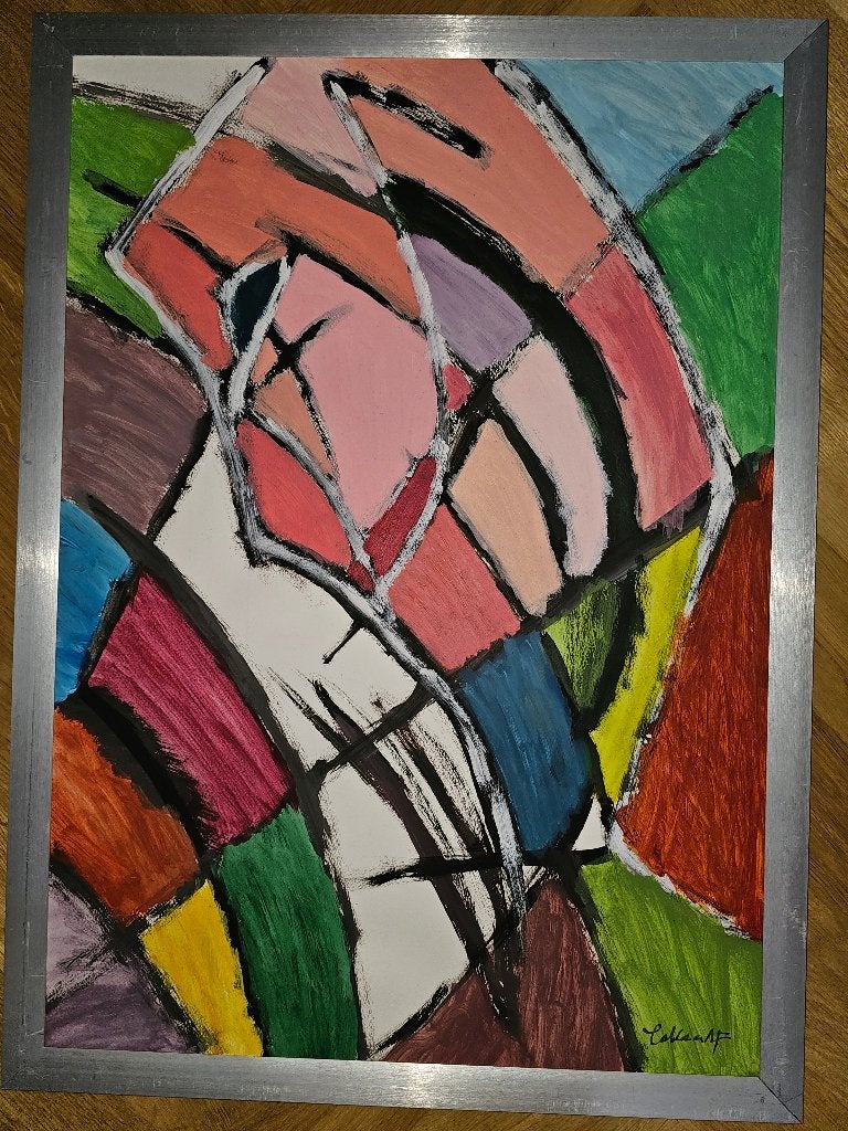 Jan Cobbaert  Uniek werk, Ophalen, Gesigneerd, Olieverf, Papier