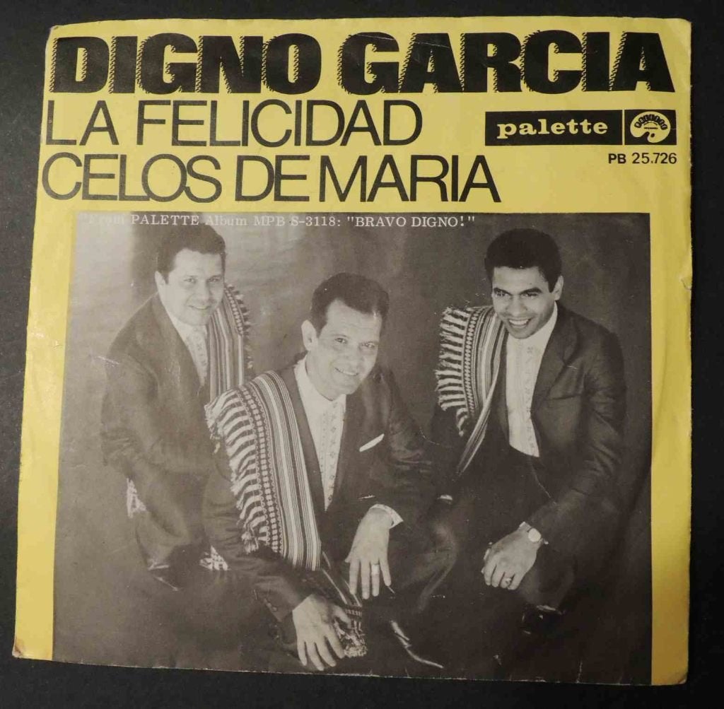 Digno Garcia: "La Felicidad" (vinyl single 45T/7"), CD & DVD, Vinyles Singles, Latino et Salsa, Enlèvement ou Envoi, 7 inch, Utilisé