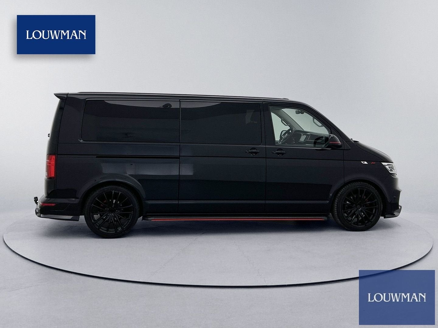 Volkswagen Transporter 2.0 TDI L2H1 32 DC Bulli ABT Bodykit, Automaat, Zwart, Bedrijf, Diesel