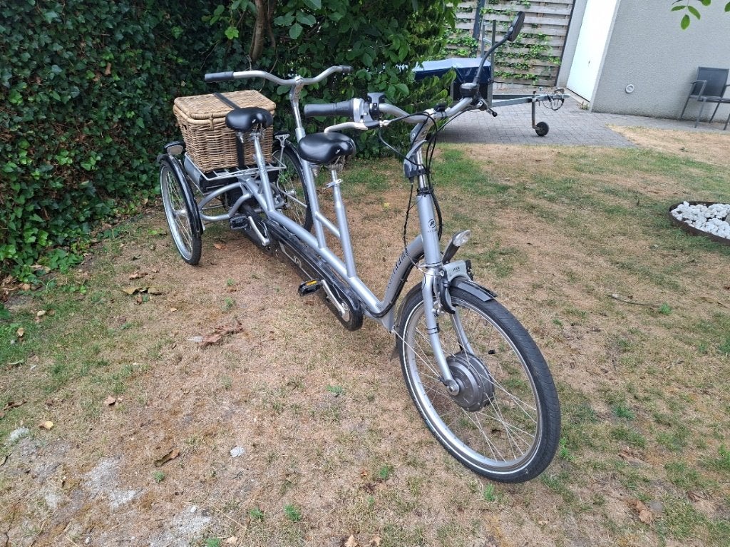 VanRaam 3wiel elektrische Tandem, Fietsen en Brommers, Fietsen | Tandems, Ophalen, Minder dan 10 versnellingen, Gebruikt, Minder dan 49 cm