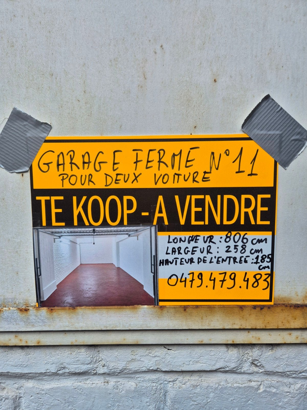 Garage á vendre