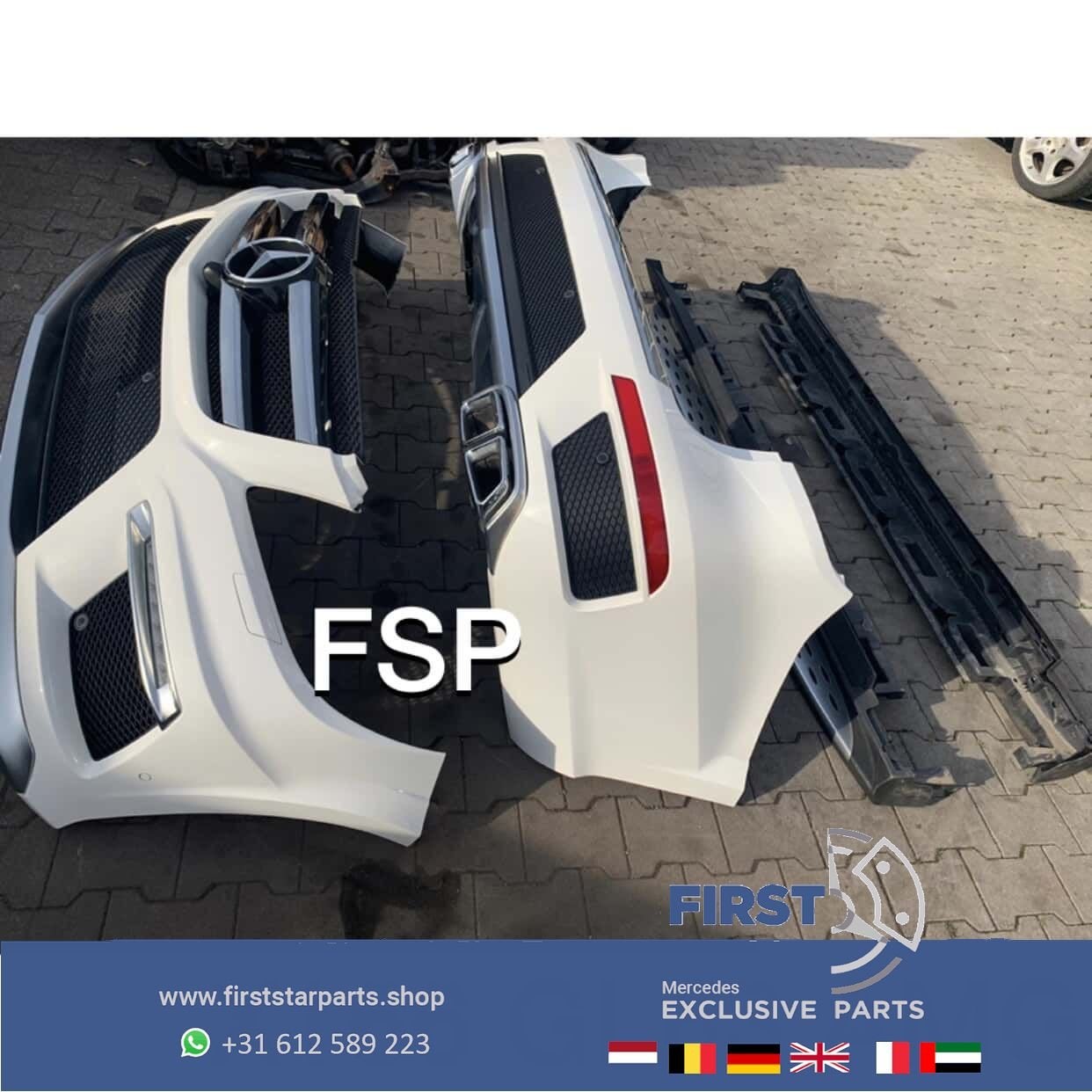 X166 GL63 AMG PAKKET Mercedes GL Klasse COMPLEET WIT ORIGINE, Utilisé, Avant, -, -