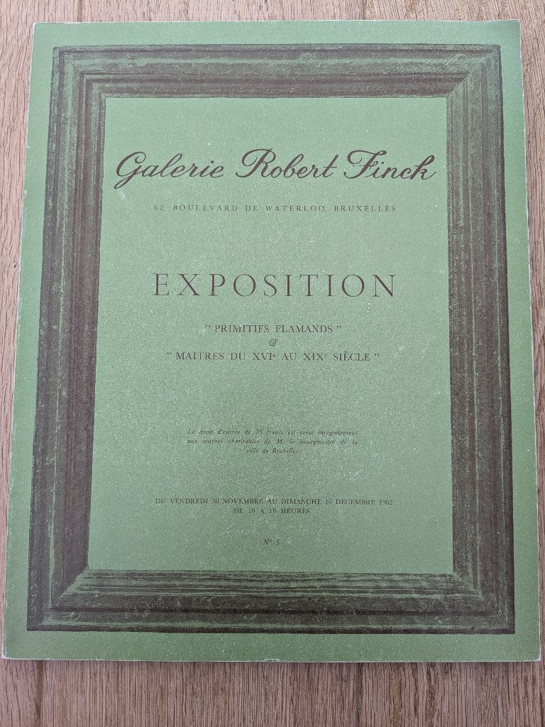 Catalogue Expo Primitifs flamands&Maitres du 16 au 19 siècle, Enlèvement ou Envoi, Comme neuf, Peinture et dessin