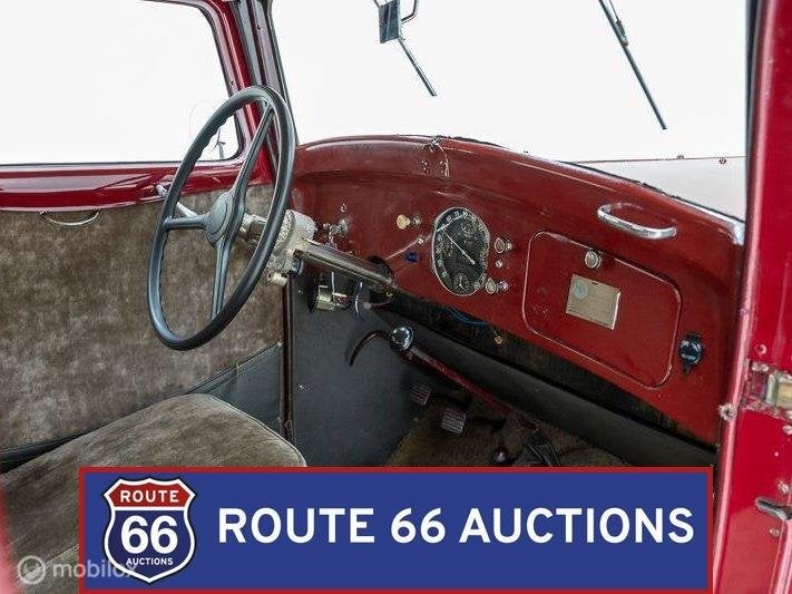 Berliet Dauphine | 1935 | Route 66 Auctions, Auto's, Overige merken, Zwart, Bedrijf, Handgeschakeld