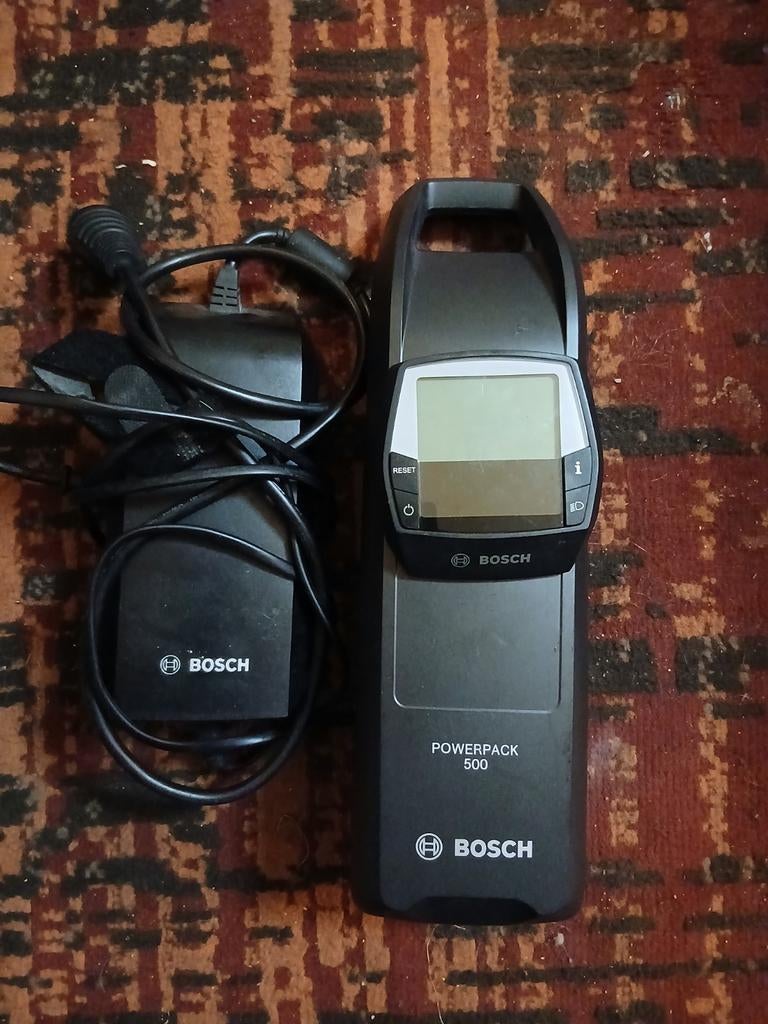 Bosch powerpack 500 met lader en display, Fietsen en Brommers, Ophalen of Verzenden