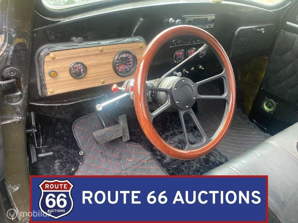 Studebaker Deluxe Pickup | 1959 | Route 66 Auctions, Overige merken, Zwart, Bedrijf, Handgeschakeld