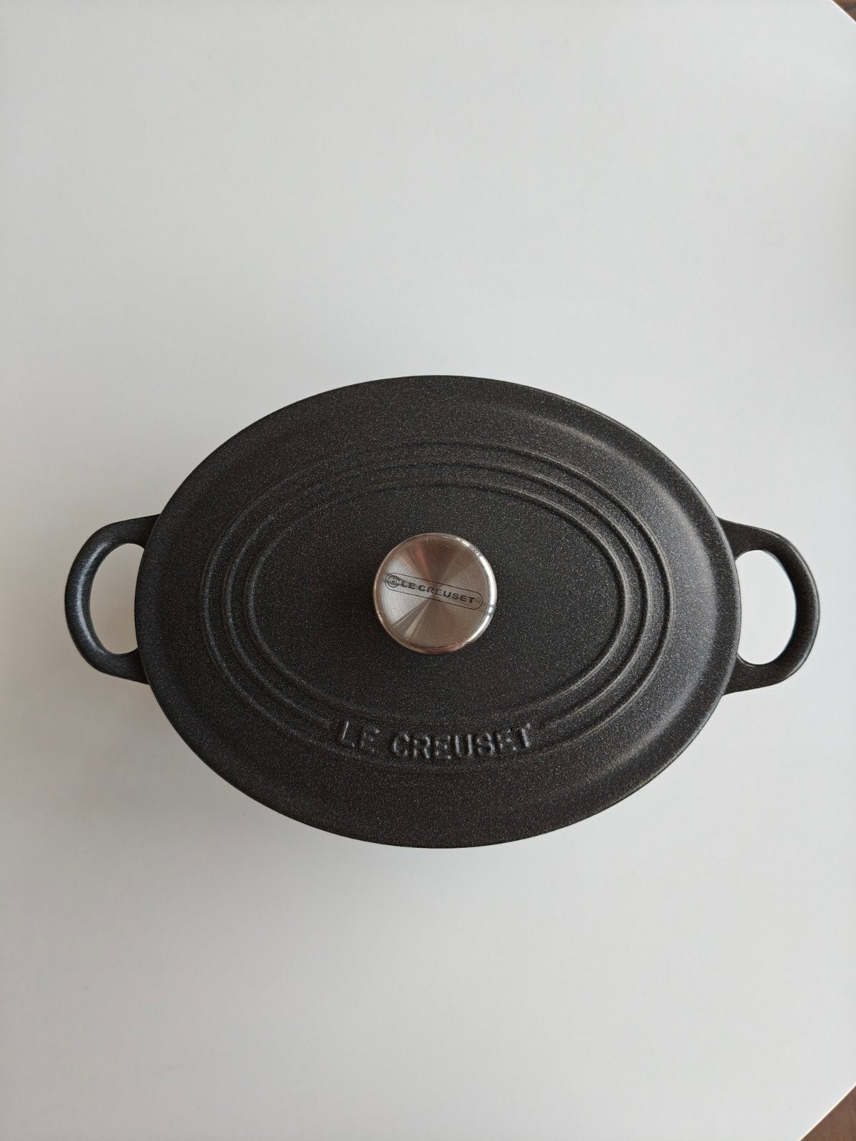 Creuset Signature ovale braadpan van 25 cm, Le Creuset, Enlèvement, Utilisé, Émail