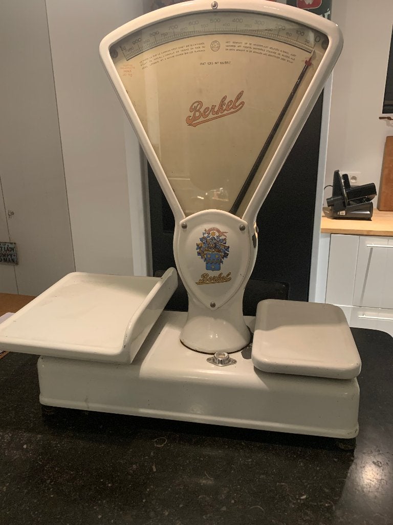 Berkel weegschaal, Elektronische apparatuur, Ophalen, Winkelweegschaal, Analoog, 500 gram of grover
