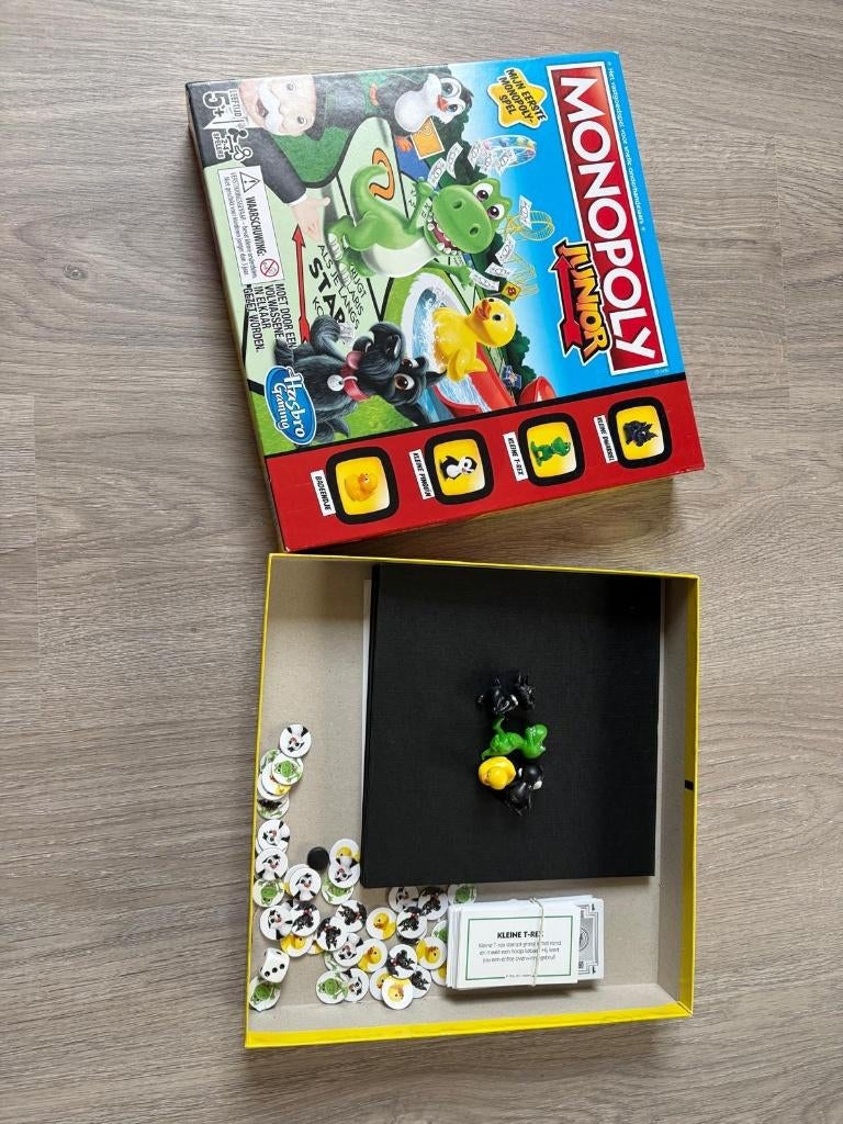 Monopoly junior - in prijs verlaagd, 1 ou 2 joueurs, Enlèvement, Utilisé, Hasbro