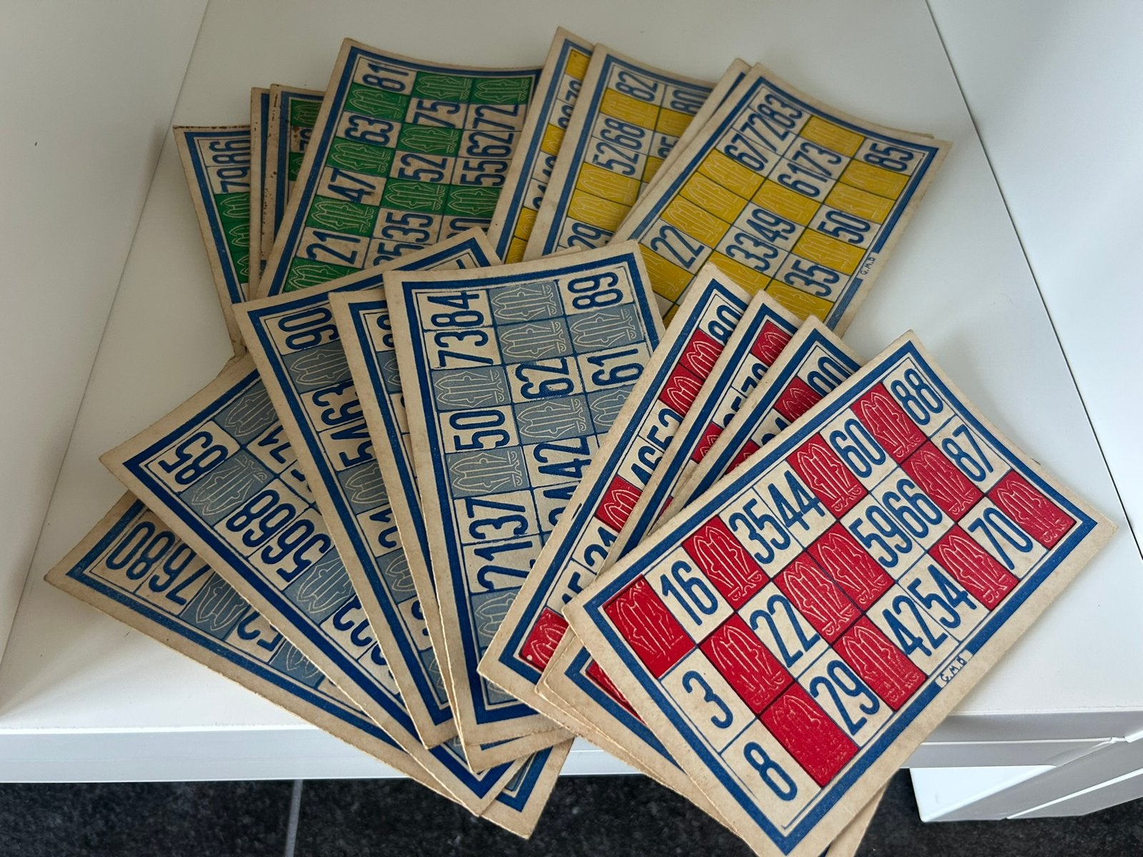 Bingo/cartes pour enfants rétro, Antiquités & Art, Enlèvement ou Envoi