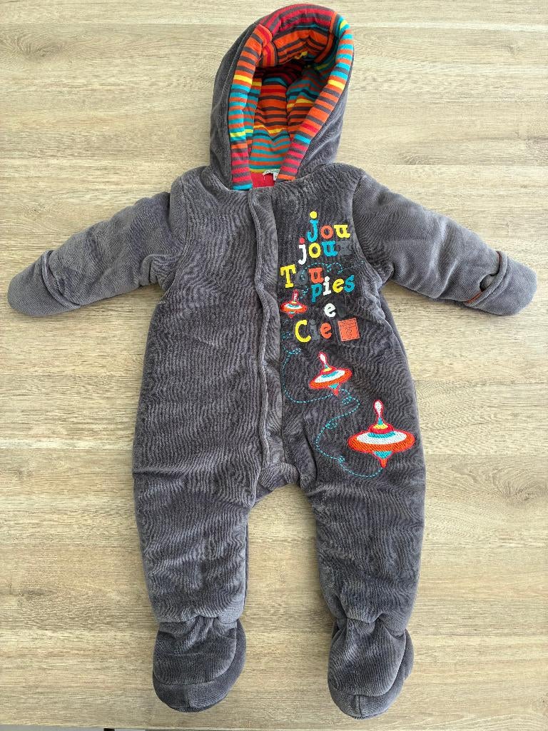 Prémaman gevoerd winterpakje met kap (9m), Garçon ou Fille, Costume, Comme neuf, Enlèvement