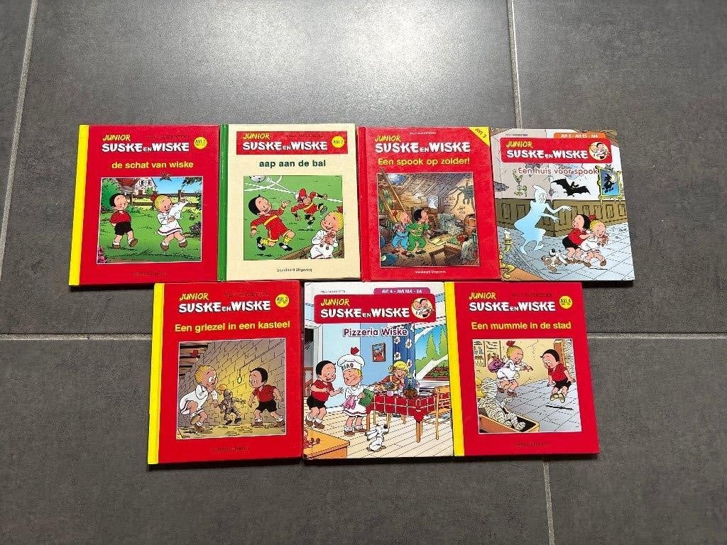 7 Avi Suske en Wiske boekjes, Boeken, Meerdere stripboeken, Ophalen of Verzenden, Gelezen