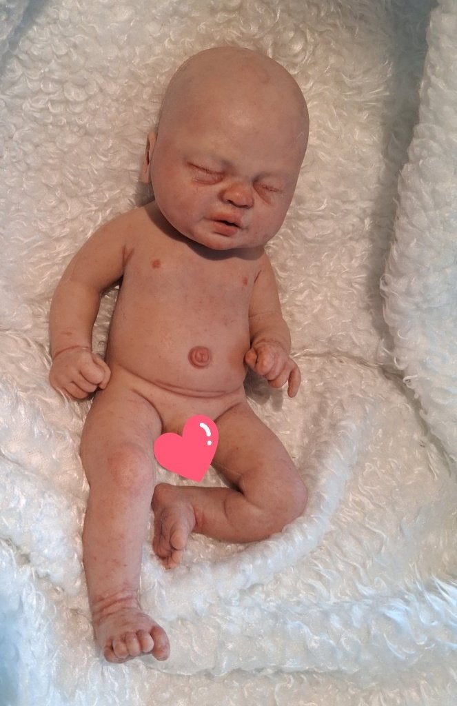 Mooie silicone reborn baby full body jongen, Ophalen of Verzenden, Nieuw, Levensecht of Reborn