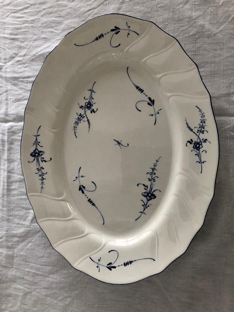 Grand plat oval "Vieux Luxembourg", Villeroy&Boch, Antiquités & Art, Antiquités | Services (vaisselle) pièces, Enlèvement ou Envoi