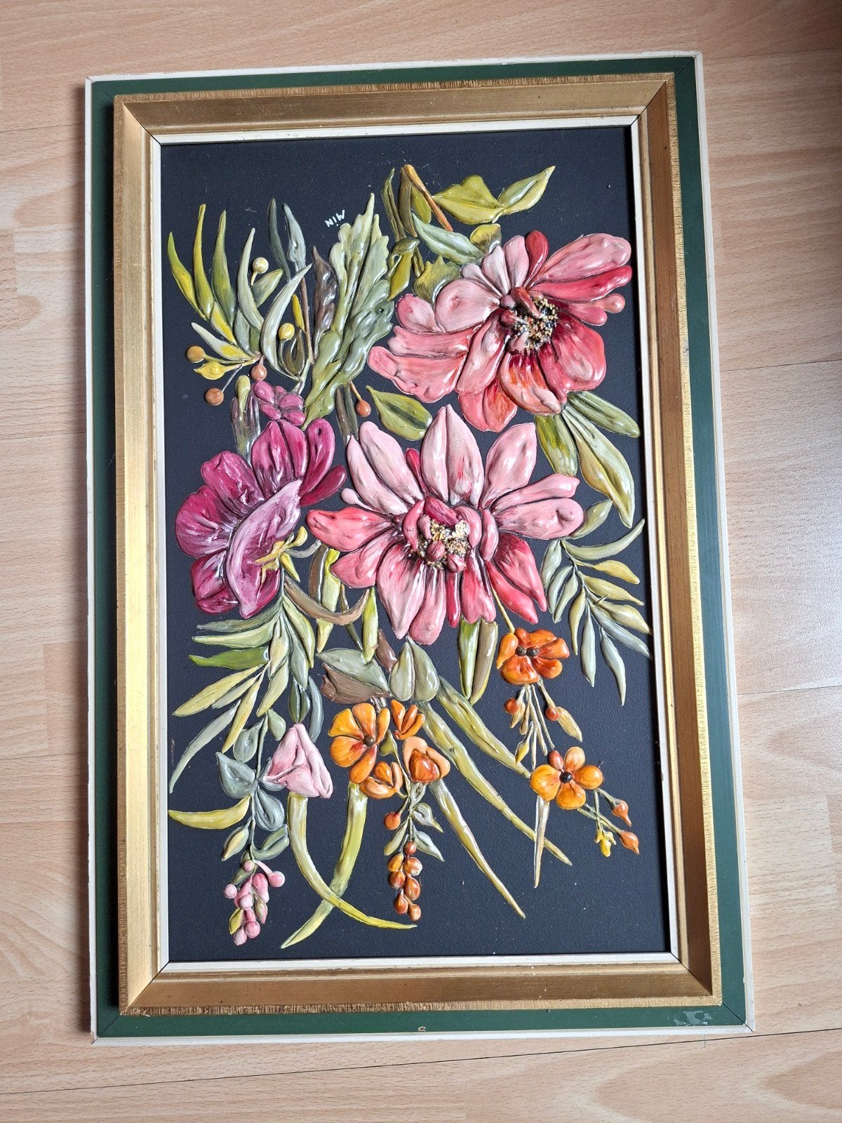 Beau cadre avec des fleurs épanouies, Enlèvement