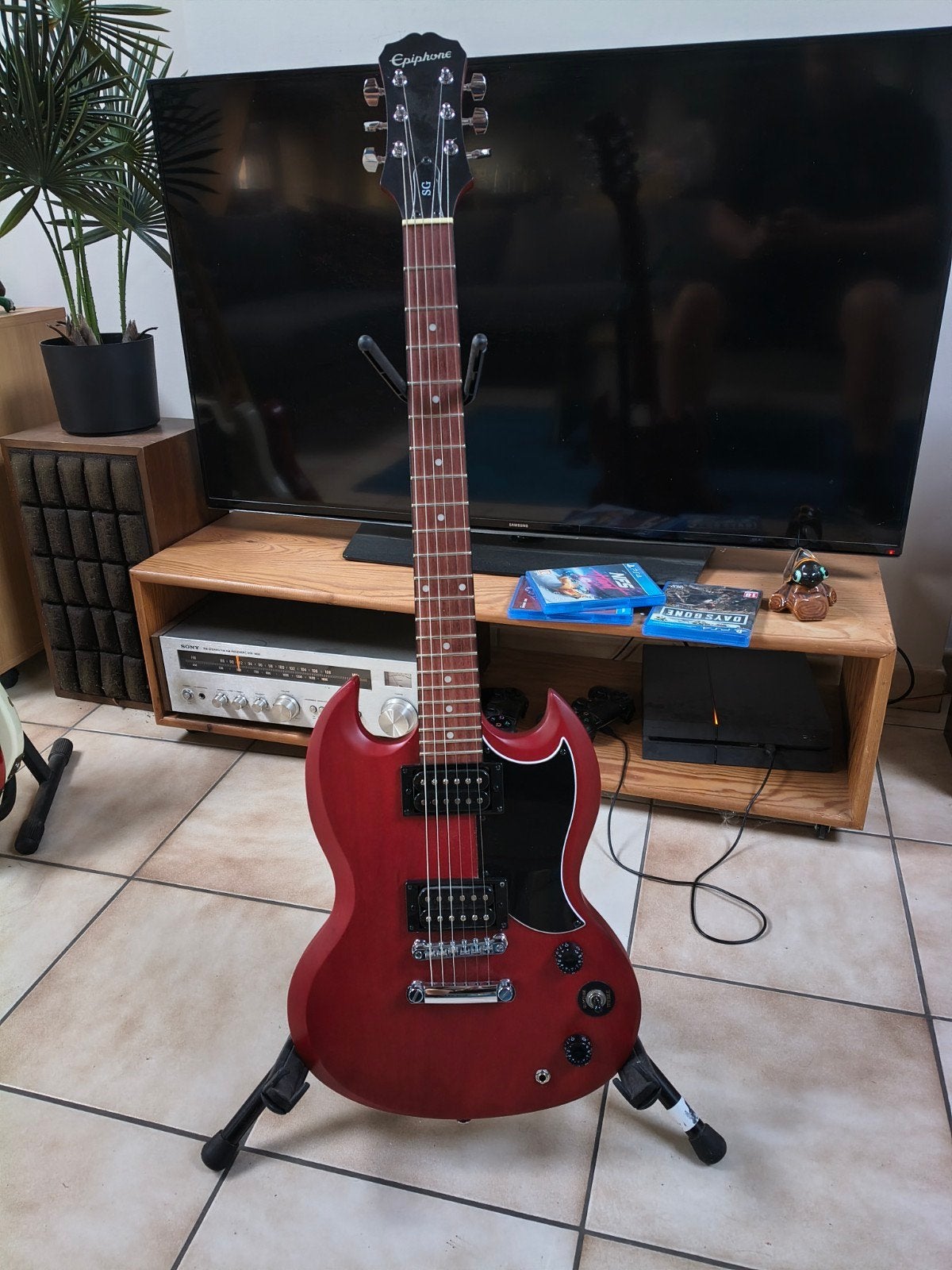 Epiphone SG Special Cherry, Muziek en Instrumenten, Ophalen, Zo goed als nieuw, Solid body, Epiphone