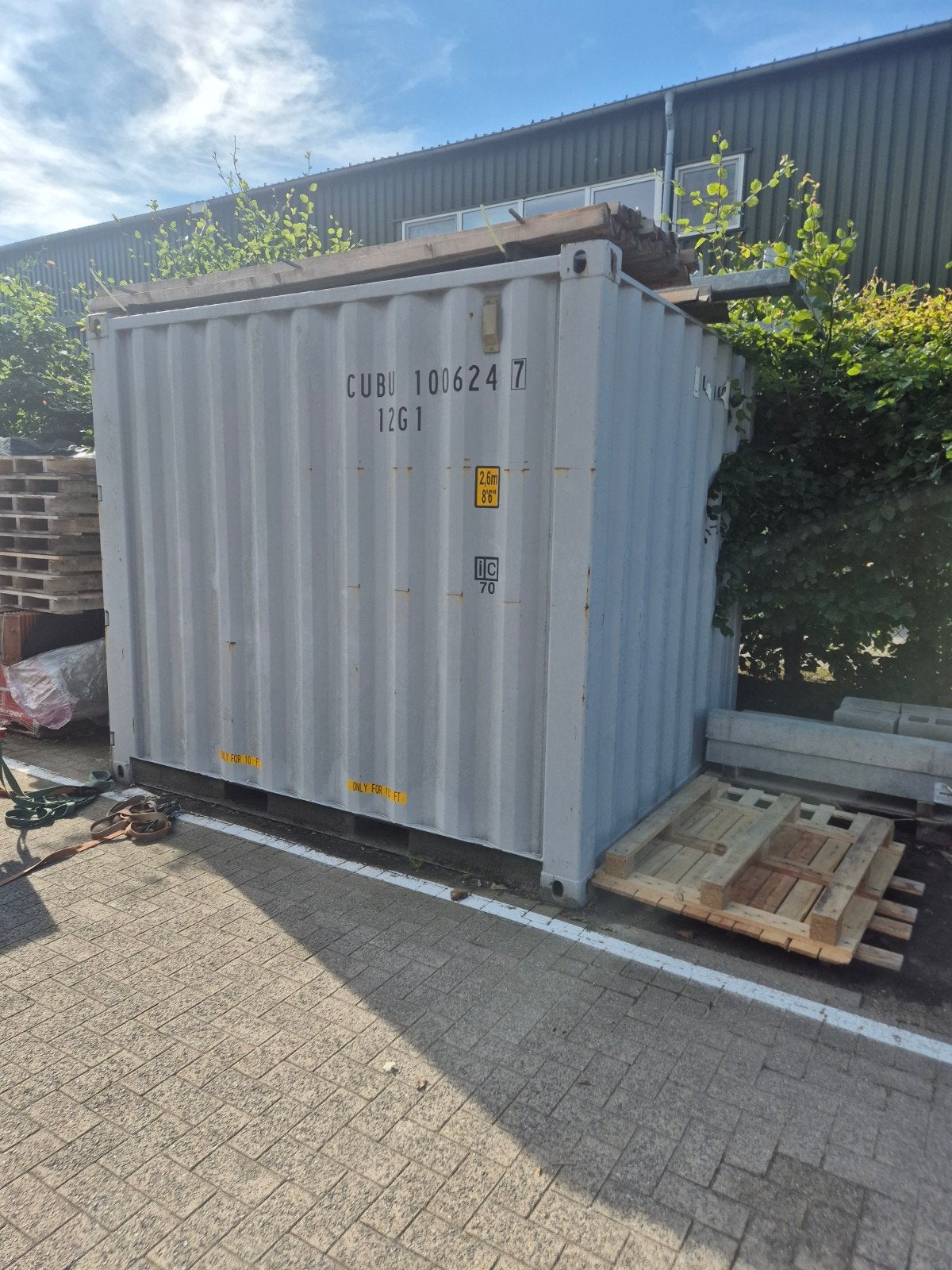 opslagcontainer 2.4 x 3 meter., Doe-het-zelf en Bouw, Ophalen