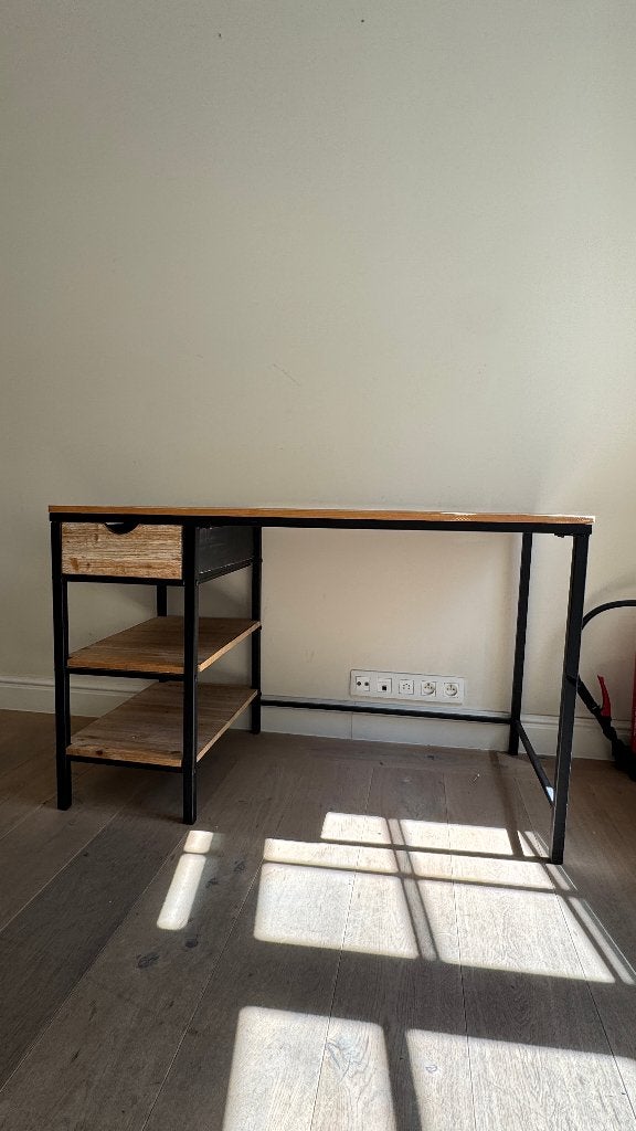 bureau, Huis en Inrichting, Ophalen, Gebruikt, 120 cm, Industrieel