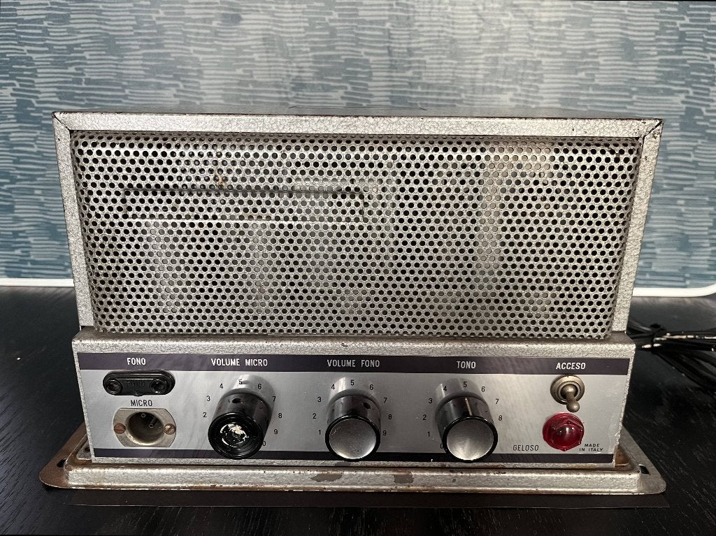 Geloso G.215-AN vintage buizenversterker, Enlèvement, Amplificateur