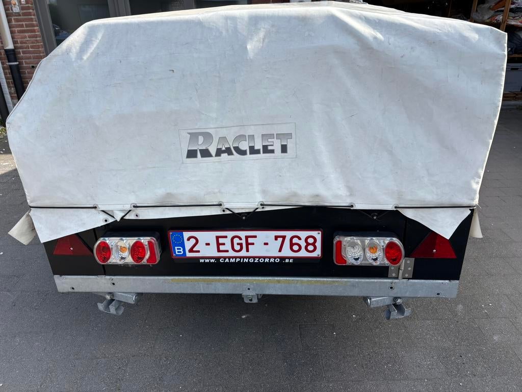 Camping-car - tente-remorque, Caravanes & Camping, Caravanes pliantes, Raclet, Enlèvement, Plus de 6, Multicolore