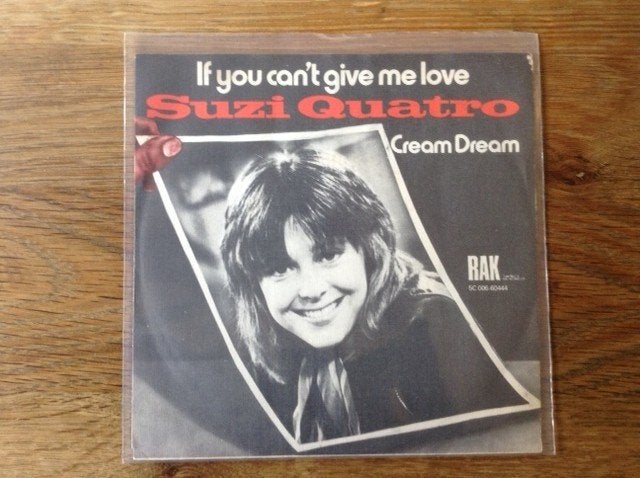 single suzi quatro, Cd's en Dvd's, 7 inch, Ophalen of Verzenden, Beschermende buitenhoes, Rock en Metal