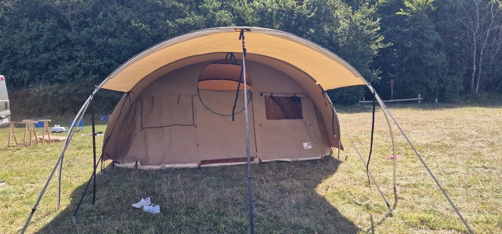 Koepeltent, Caravans en Kamperen, Ophalen, Gebruikt, Tot en met 3