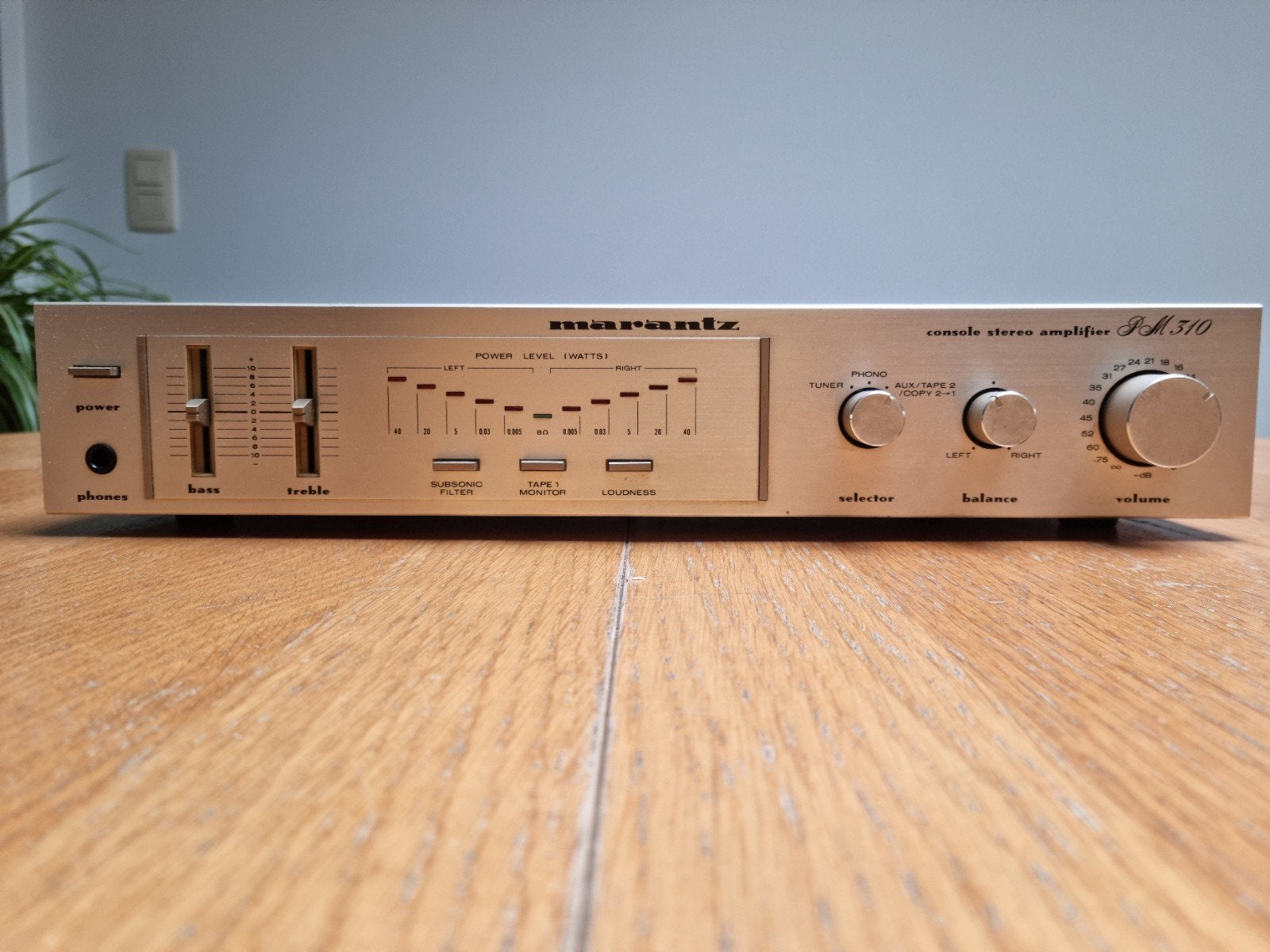 Marantz pm-310, Ophalen, Marantz