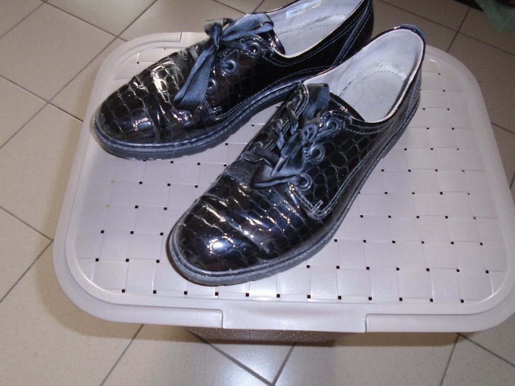zwarte schoenen, Kleding | Dames, Schoenen met lage hakken, Zwart, Ophalen of Verzenden, Gedragen