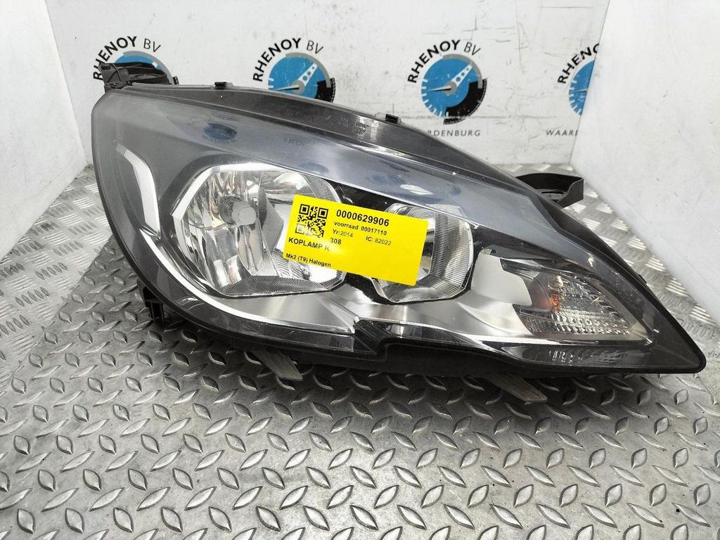 PEUGEOT 308 1.6 BlueHDI B. L. Ex  KOPLAMP R 2014, Auto-onderdelen, Ophalen of Verzenden, Gebruikt, Stiba lid