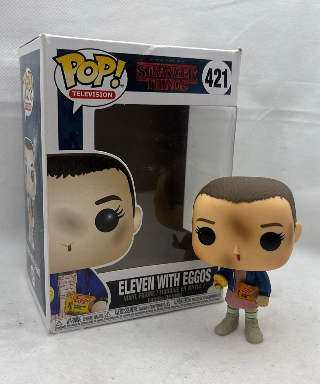 Funko Pop! Stranger Things #421 Eleven with Eggos Figure, Enlèvement ou Envoi, Utilisé