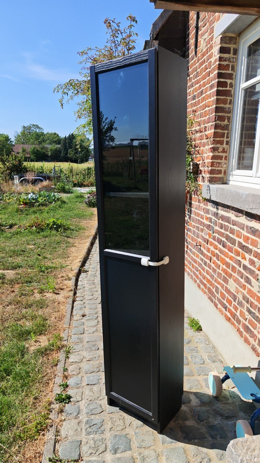 IKEA Billy glazen zuil, Huis en Inrichting, Ophalen, Minder dan 50 cm, 200 cm of meer, Overige houtsoorten