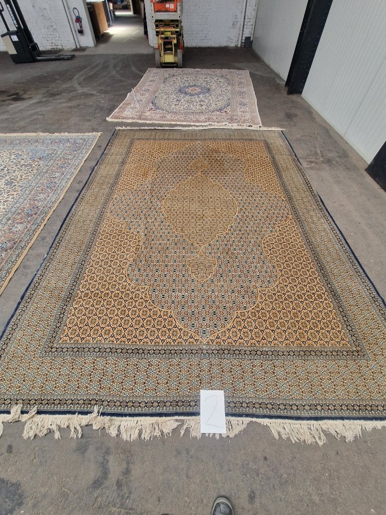 handgeknoopt Perzisch Tapijt, Huis en Inrichting, Stoffering | Tapijten en Vloerkleden, Ophalen, Gebruikt, 200 cm of meer, 200 cm of meer