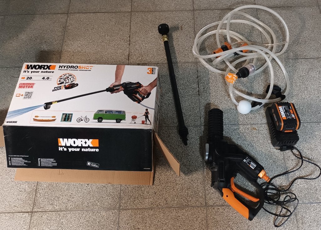 Nettoyeur haute ression SANS FIL WORX avec Batterie+Charg., Enlèvement ou Envoi, Batterie