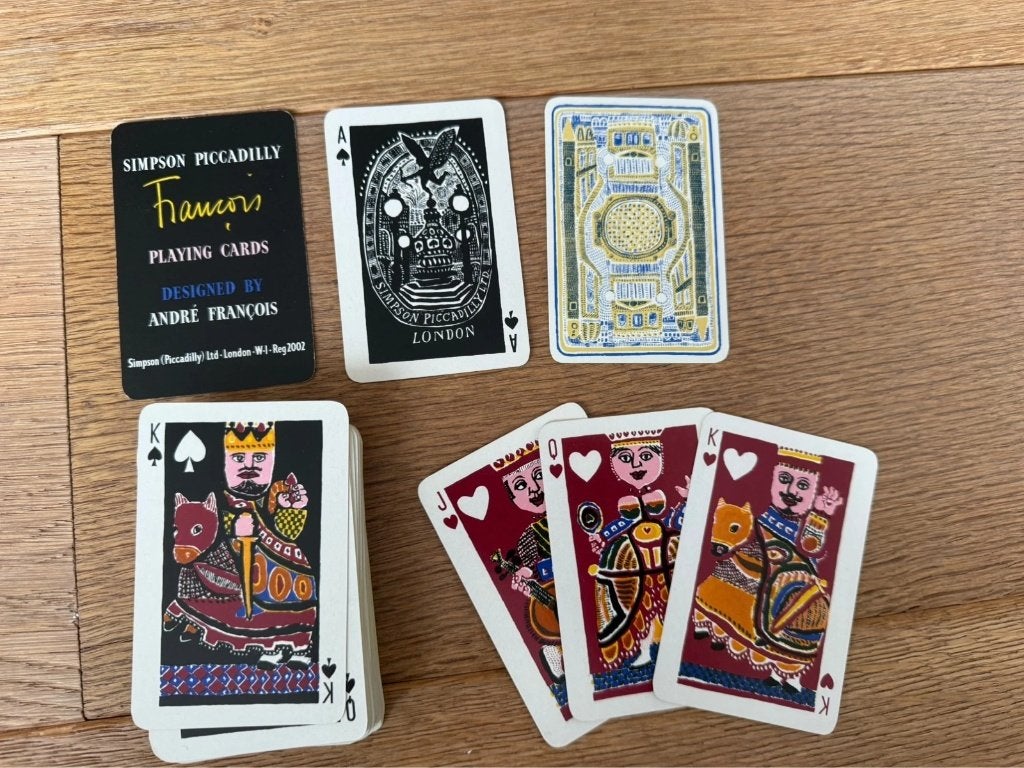 Jeu de cartes vintage André François Simpson Piccadilly, Collections, Enlèvement ou Envoi, Comme neuf, Carte(s) à jouer