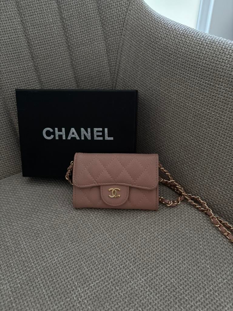 Chanel wallet, Ophalen of Verzenden, Zo goed als nieuw, Roze